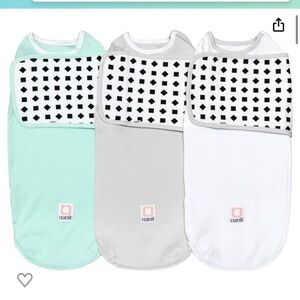 3 pack Nanit breathing wear swaddles